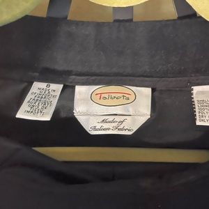 Wool lined dress pants Talbots side zip high waist. Sz 8 Classic